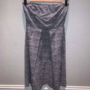 J. Crew Strapless Polka Dot Dress